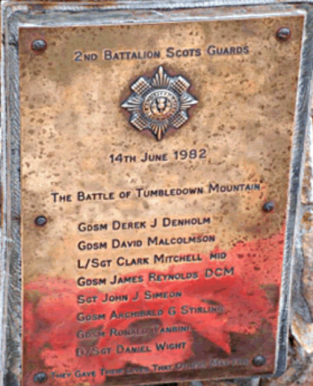 Mount Tumbledown Plaque